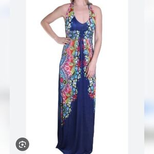 Desigual NWT halter maxi dress Sz M